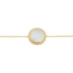 Bracelet Alyhana Plaqué Or Jaune Nacre