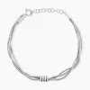 Bracelet Amaryllis Argent Blanc