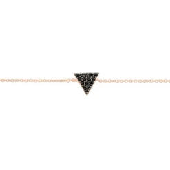 Bracelet Amellia Argent Rose Oxyde De Zirconium