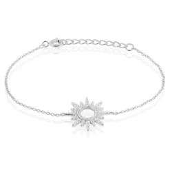 Bracelet Anaiz Argent Blanc Oxyde De Zirconium