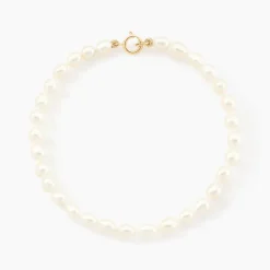 Bracelet Anjana Or Jaune Perle De Culture