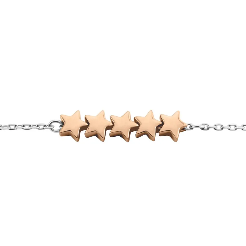 Bracelet Argent Bicolore Manya