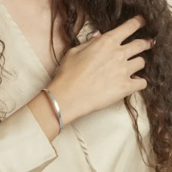 Bracelet Argent Blanc Alayna