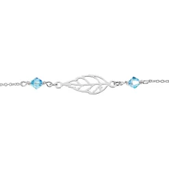 Bracelet Argent Blanc Angelika Pierres Synthetiques