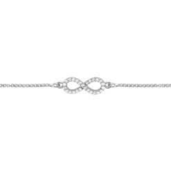 Bracelet Argent Blanc Anona Oxydes De Zirconium