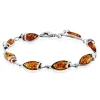 Bracelet Argent Blanc Dallal Ambres