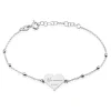 Bracelet Argent Blanc Valerien