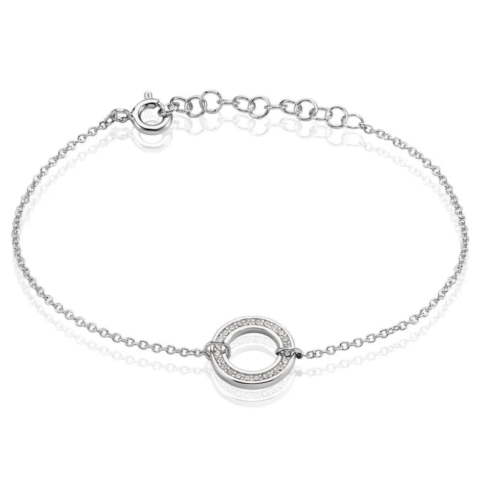 Bracelet Argent Diogo Oxydes De Zirconium