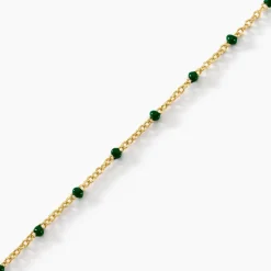 Bracelet Argent Dore Polka