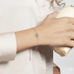 Bracelet Argent Rose Naomie