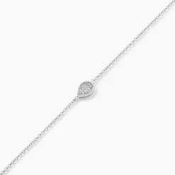 Bracelet Argent Tricoria Oxydes De Zirconium