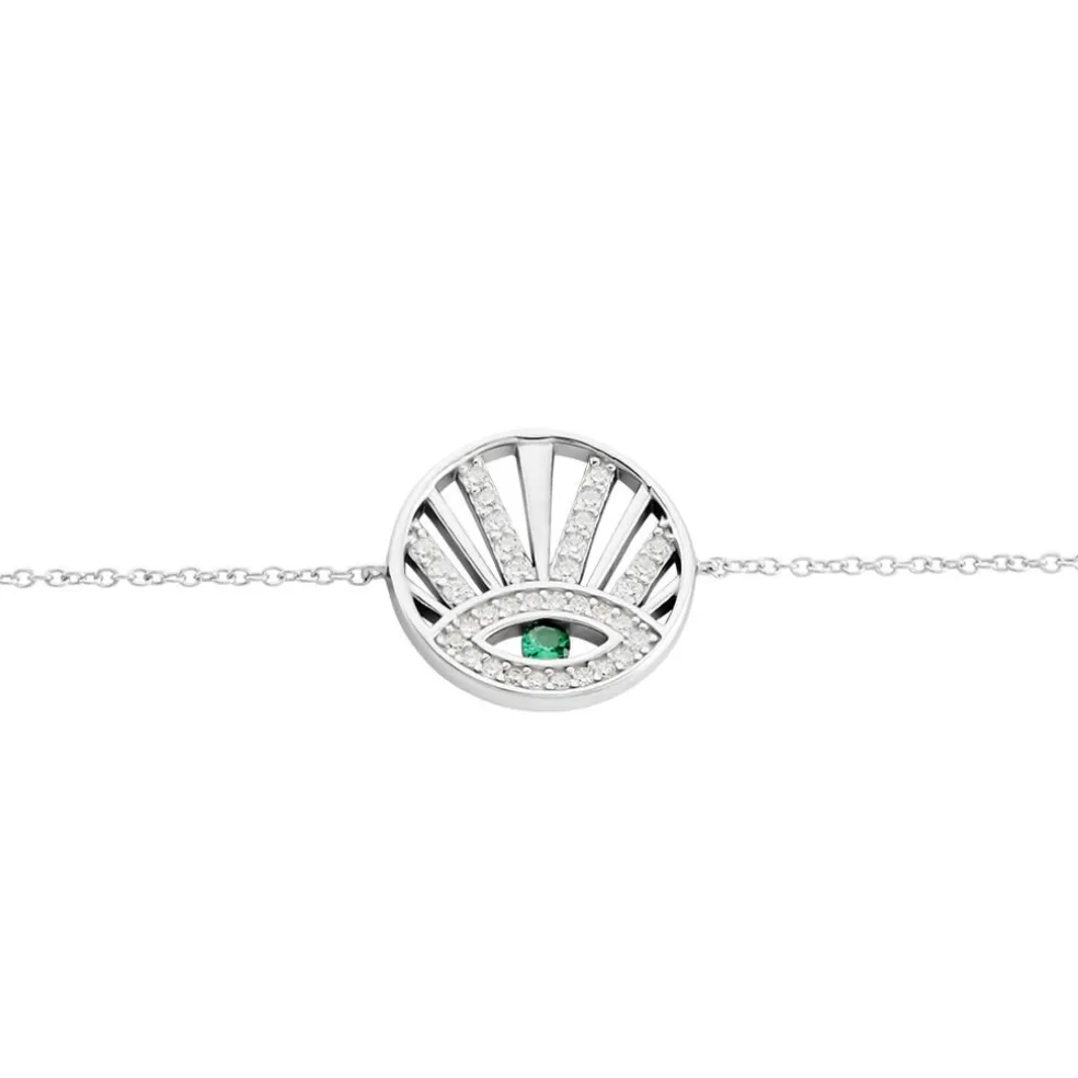 Bracelet Aries Argent Blanc Oxyde De Zirconium
