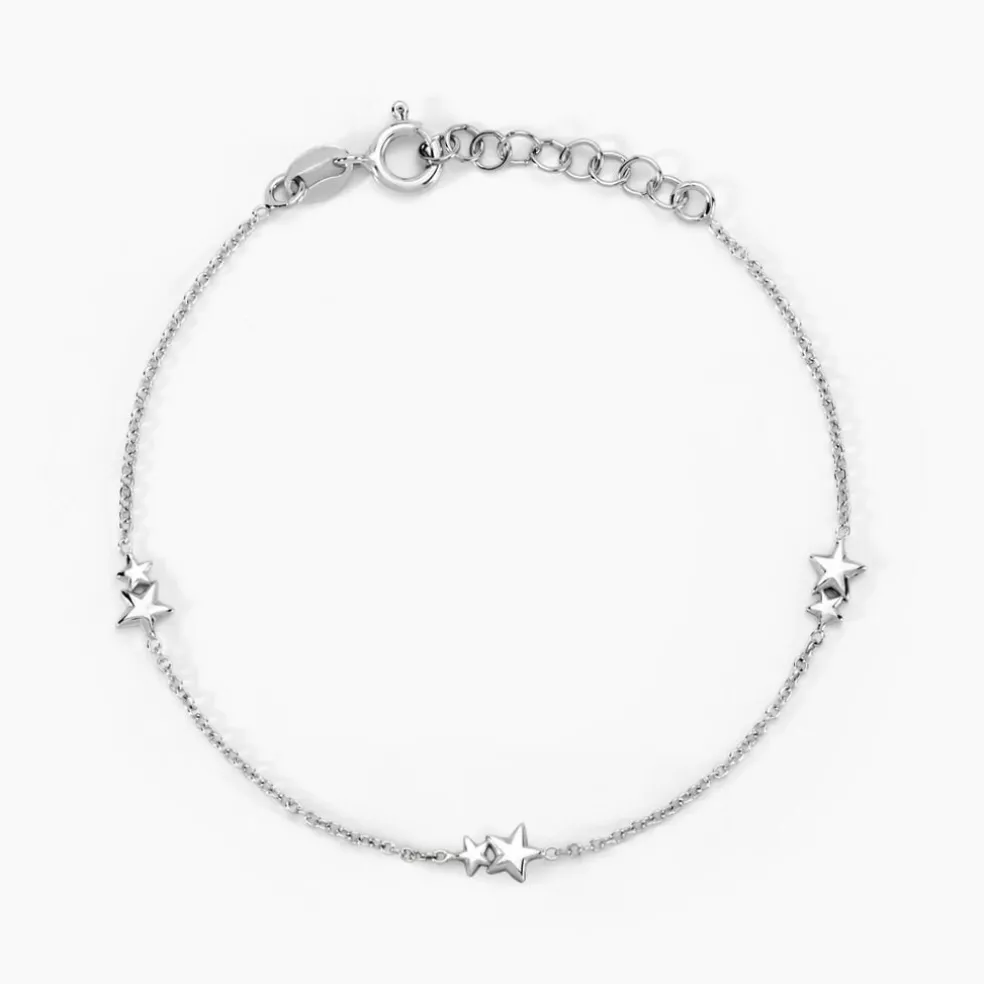 Bracelet Astria Argent Blanc