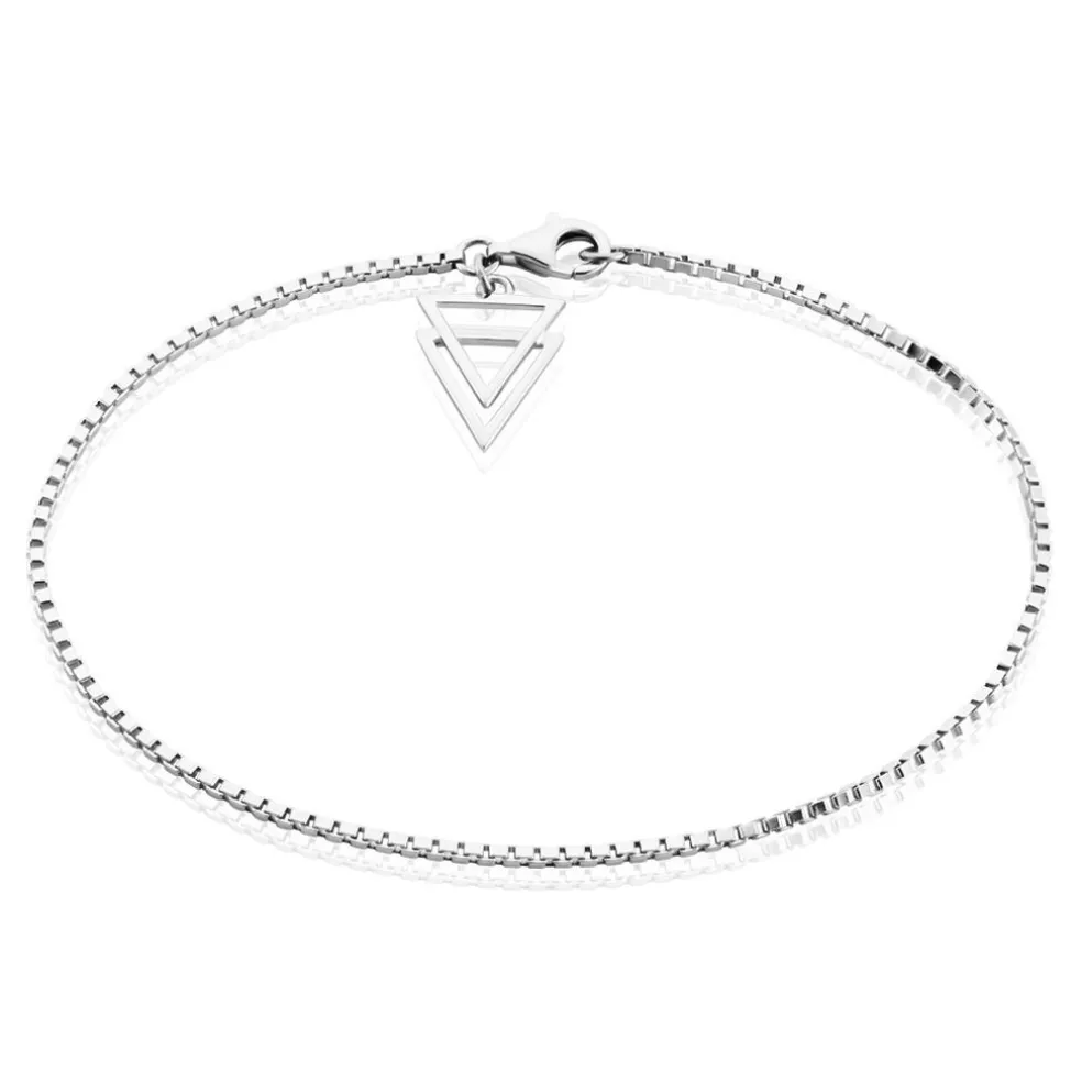 Bracelet Aune Argent Blanc