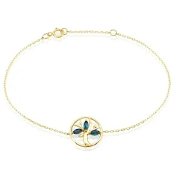 Bracelet Baylee Or Jaune Topaze