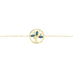 Bracelet Baylee Or Jaune Topaze