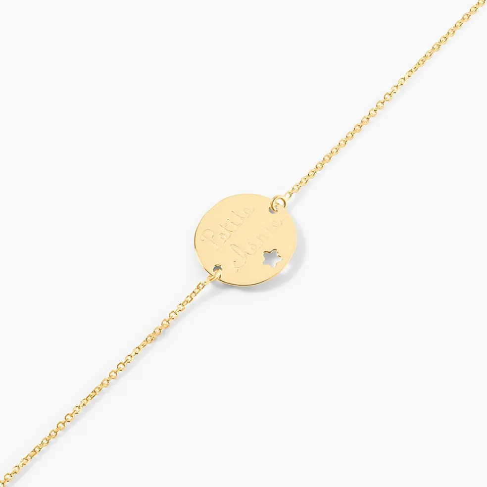 Bracelet Benedicte Message Or Jaune