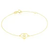 Bracelet Blasi Or Jaune Oxyde De Zirconium