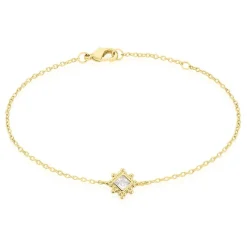 Bracelet Bobbie Plaqué Or Jaune Oxyde De Zirconium