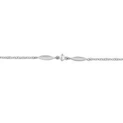 Bracelet Bormana Argent Blanc Oxyde De Zirconium