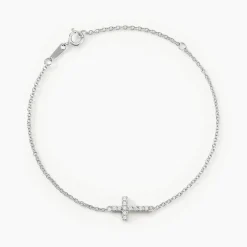 Bracelet Carlie Argent Blanc Oxyde De Zirconium