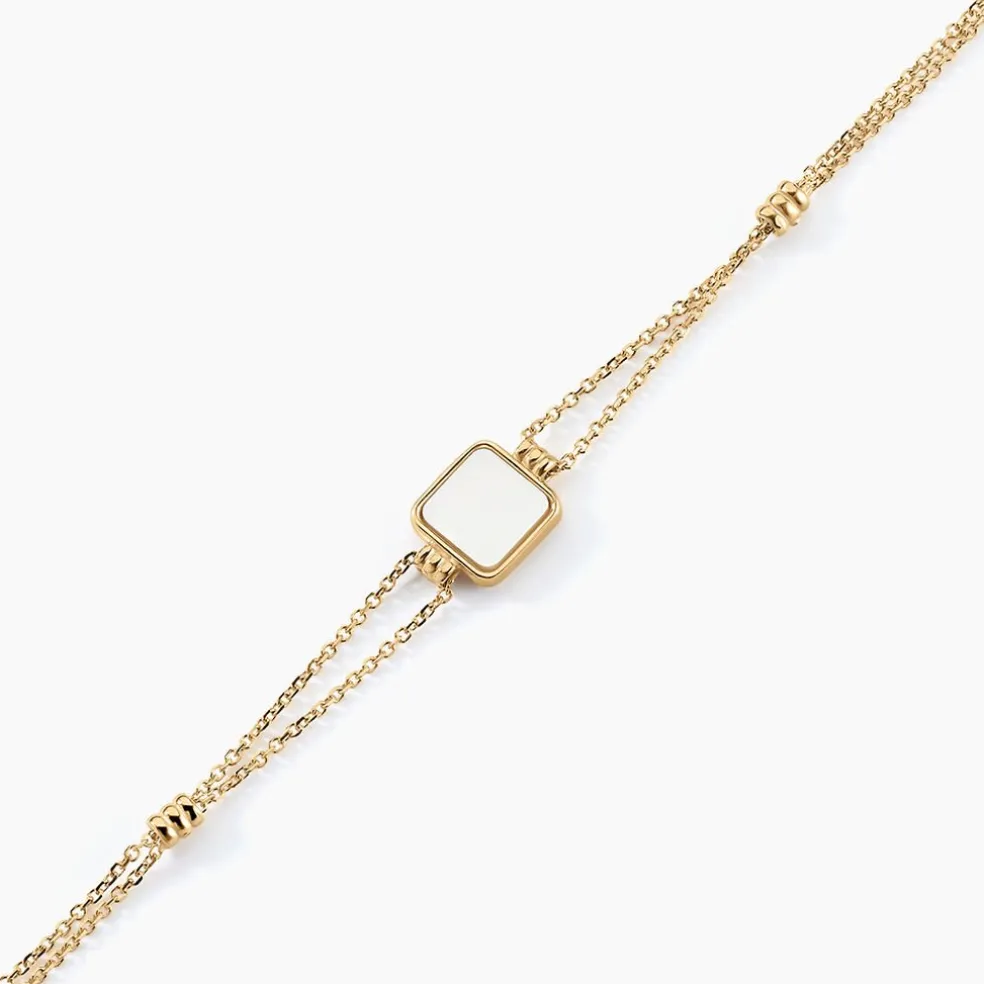 Bracelet Caron Or Jaune Nacre