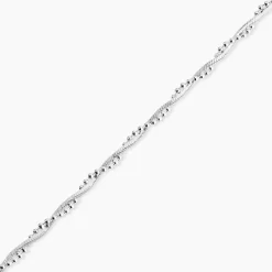 Bracelet Cathel Argent Blanc