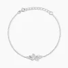 Bracelet Cesarine Argent Blanc Oxyde De Zirconium