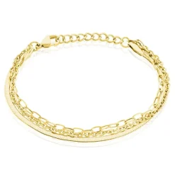 Bracelet Cherilyn Acier Doré