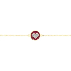 Bracelet Chlea Coeur Or Jaune