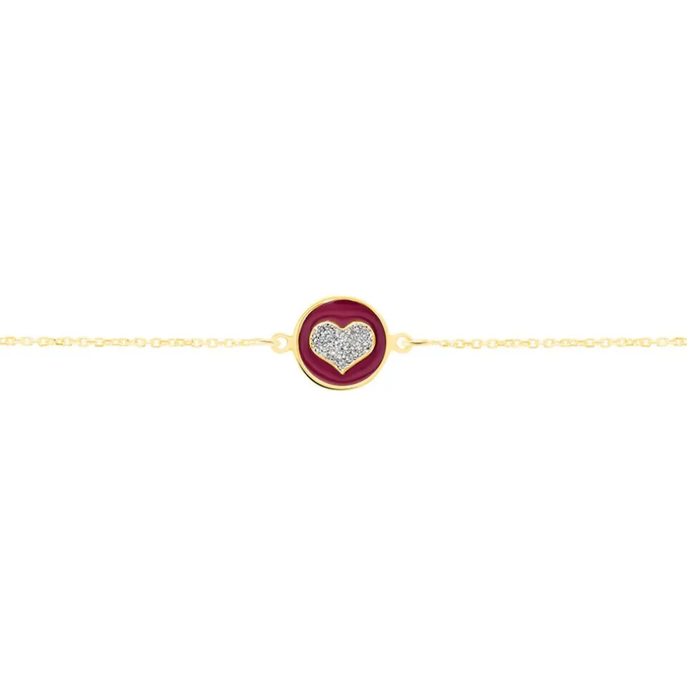 Bracelet Chlea Coeur Or Jaune