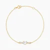 Bracelet Clothilde Or Jaune Oxyde De Zirconium