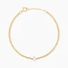 Bracelet Collection Icone Or Jaune Diamant Synthétique