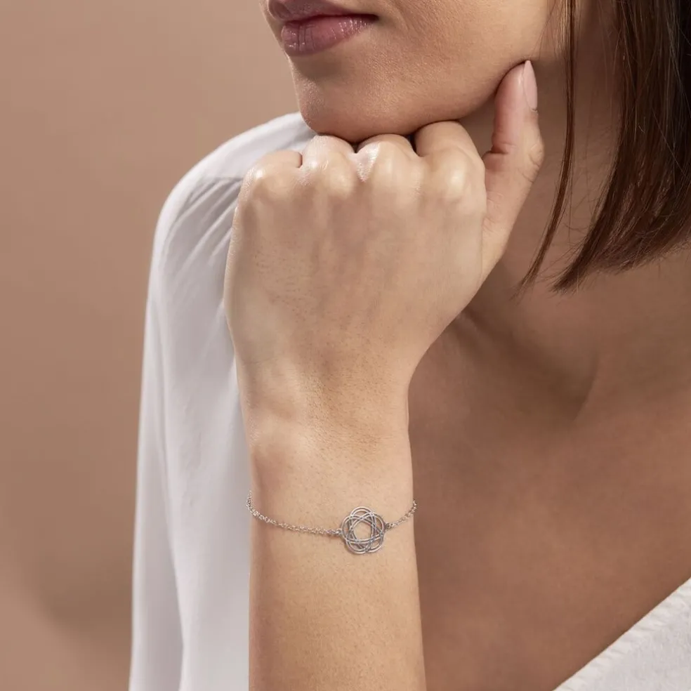 Bracelet Constellation Argent Blanc