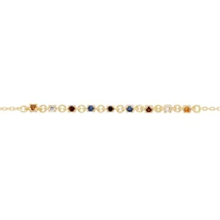 Bracelet Céphée Plaqué Or Doré Oxyde De Zirconium