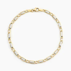 Bracelet Danae Plaquette Or Bicolore