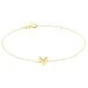 Bracelet Dao Or Jaune Oxyde De Zirconium