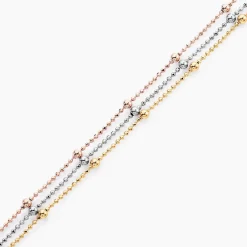 Bracelet Daralea Argent Tricolore
