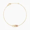 Bracelet Deonne Or Jaune Améthyste Oxyde De Zirconium