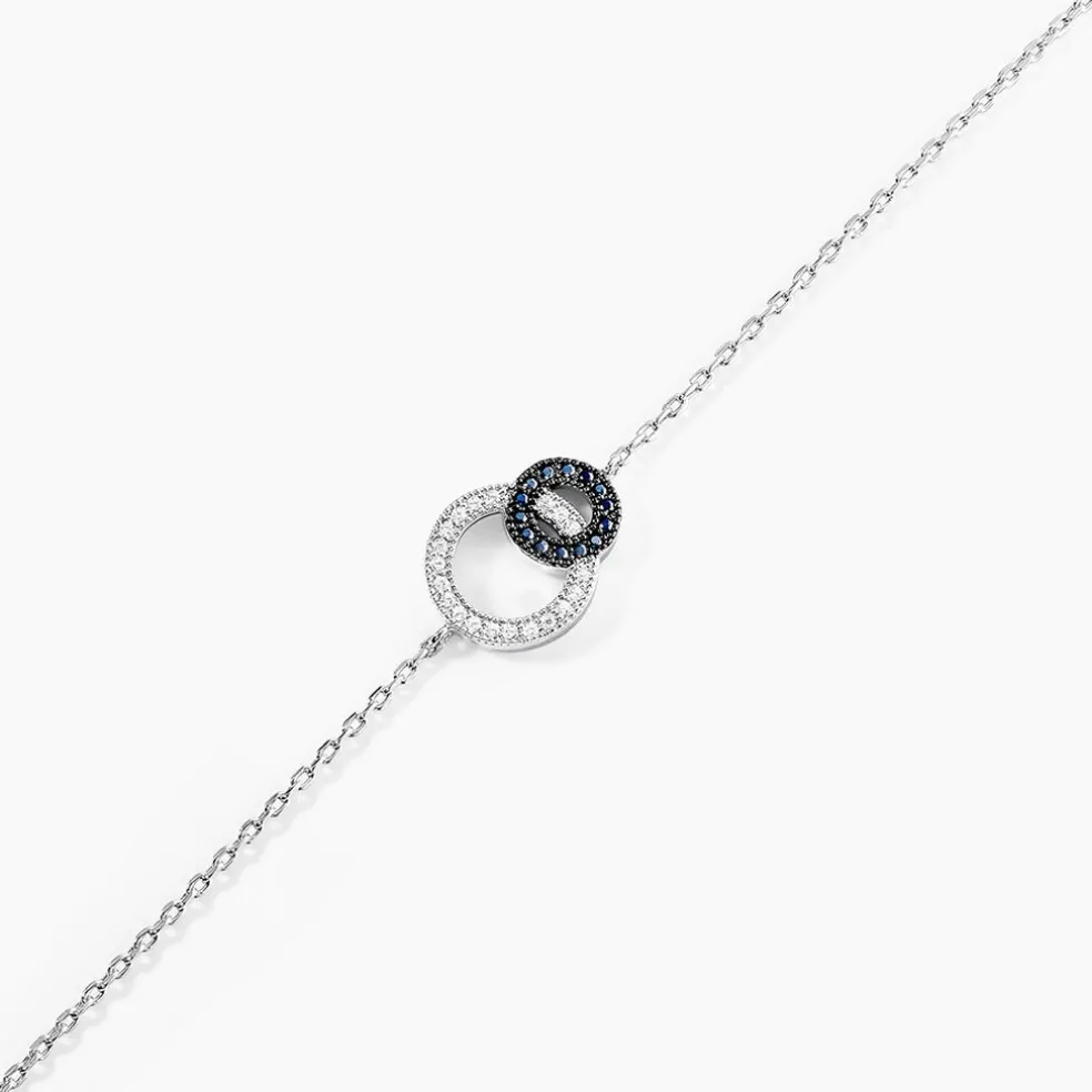 Bracelet Diana Argent Blanc Oxyde De Zirconium
