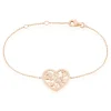Bracelet Douglas Argent Rose Oxyde De Zirconium