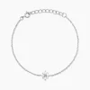 Bracelet Eclat Argent Blanc Oxyde De Zirconium