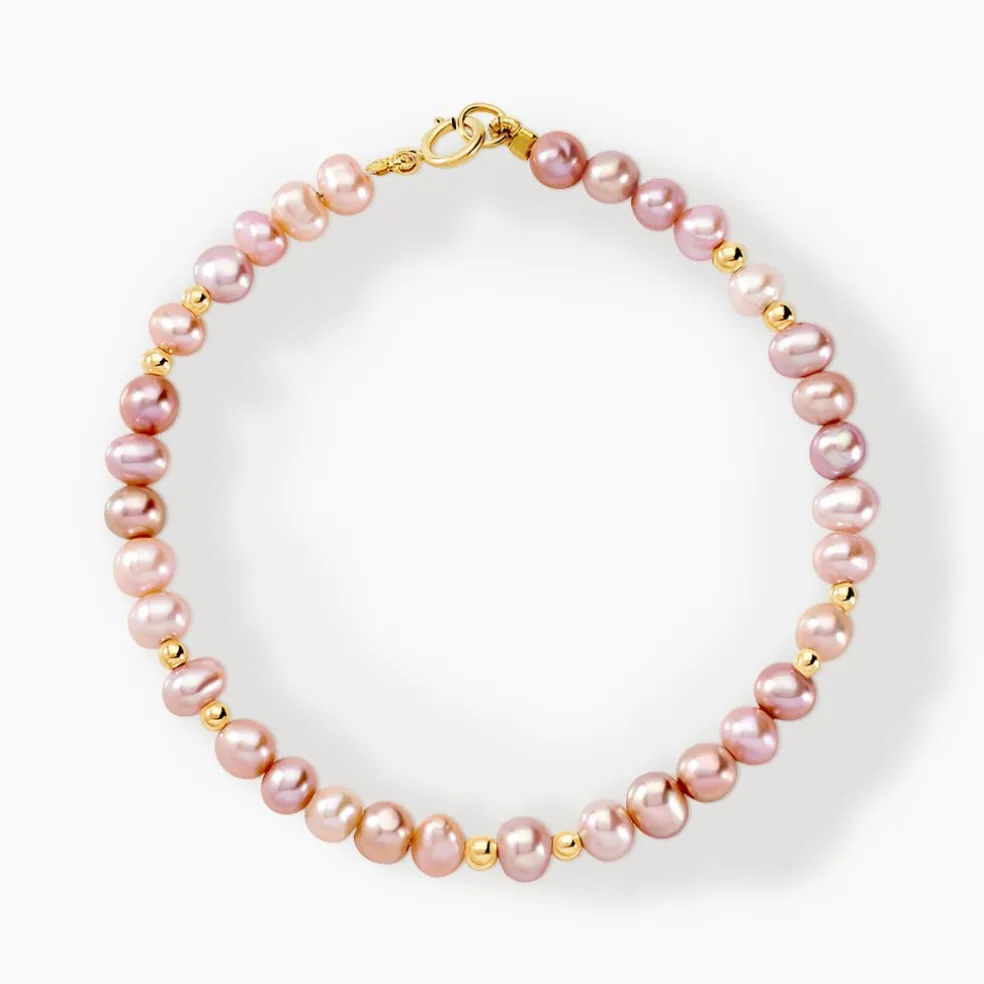 Bracelet Eilis Or Jaune Perle De Culture
