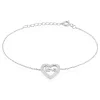 Bracelet Elansa Argent Blanc Oxyde De Zirconium
