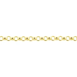 Bracelet Elviaae Maille Jaseron Or Jaune