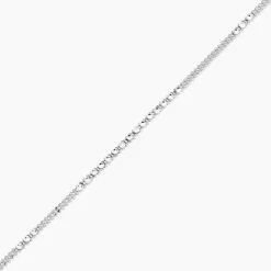 Bracelet Emna Argent Blanc Pierre De Synthese