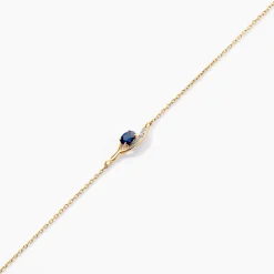 Bracelet Emotion Or Jaune Saphir Diamant
