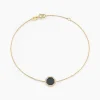 Bracelet Enos Or Jaune Oxyde De Zirconium