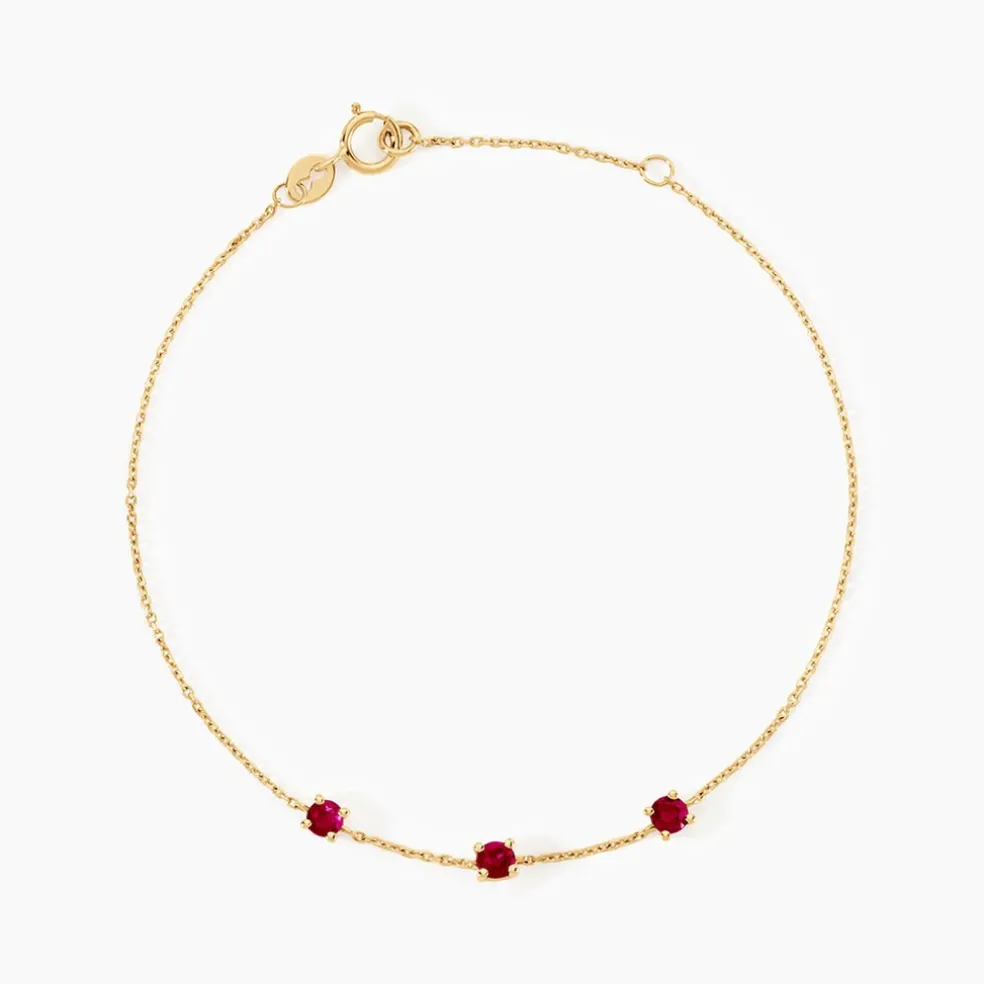Bracelet Esmerald Rendez-Vous Or Jaune Rubis