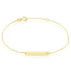 Bracelet Fania Message Or Jaune Oxyde De Zirconium